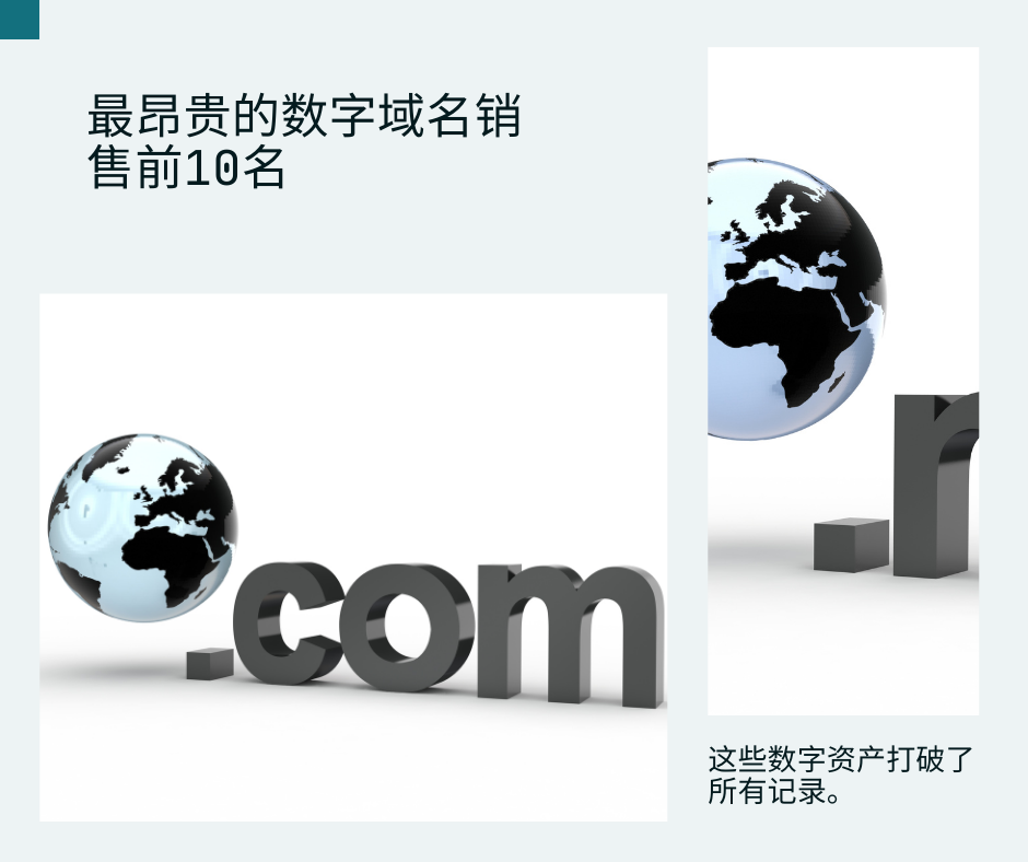 历史上销售最昂贵的十个数字域名