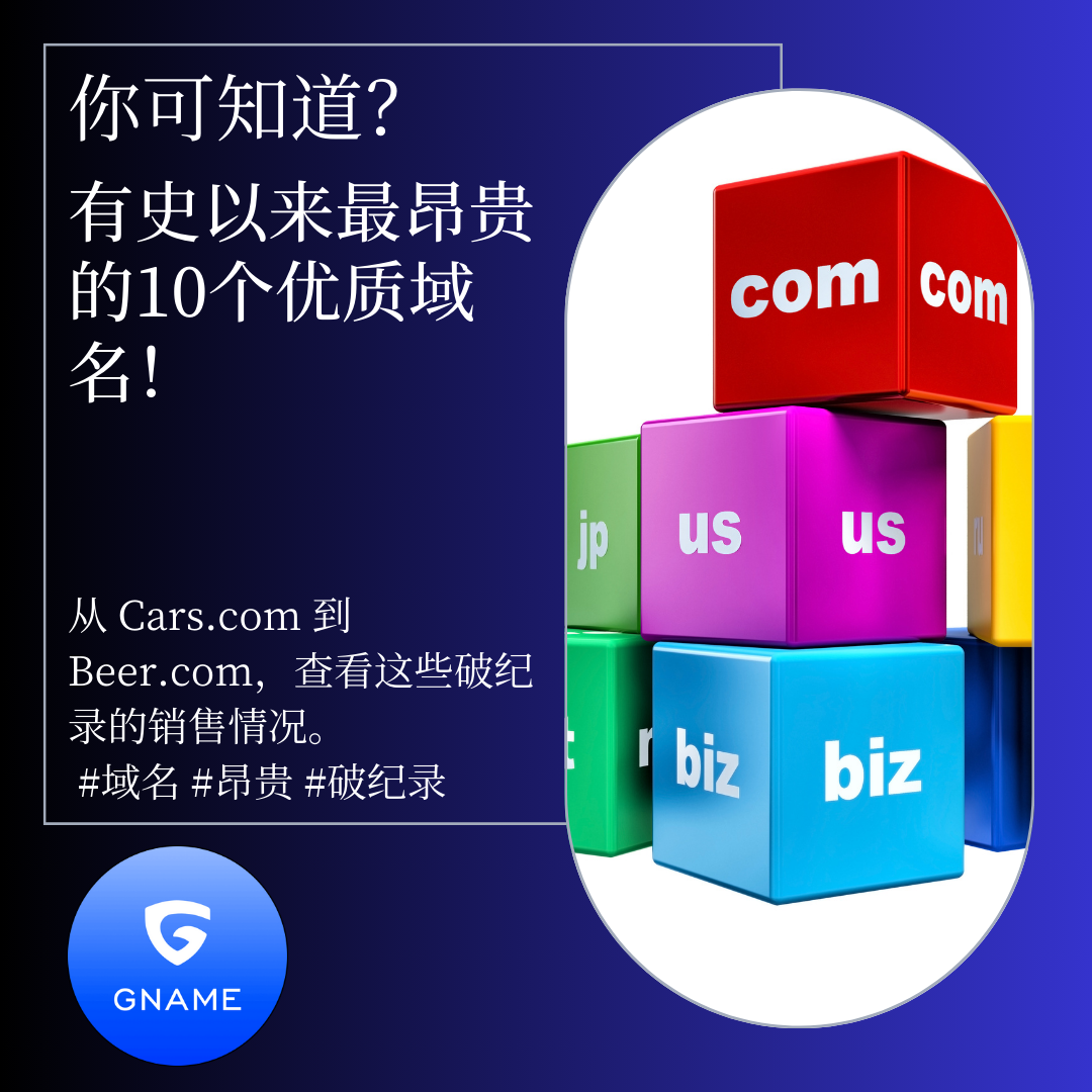 前十个最昂贵的高端域名交易